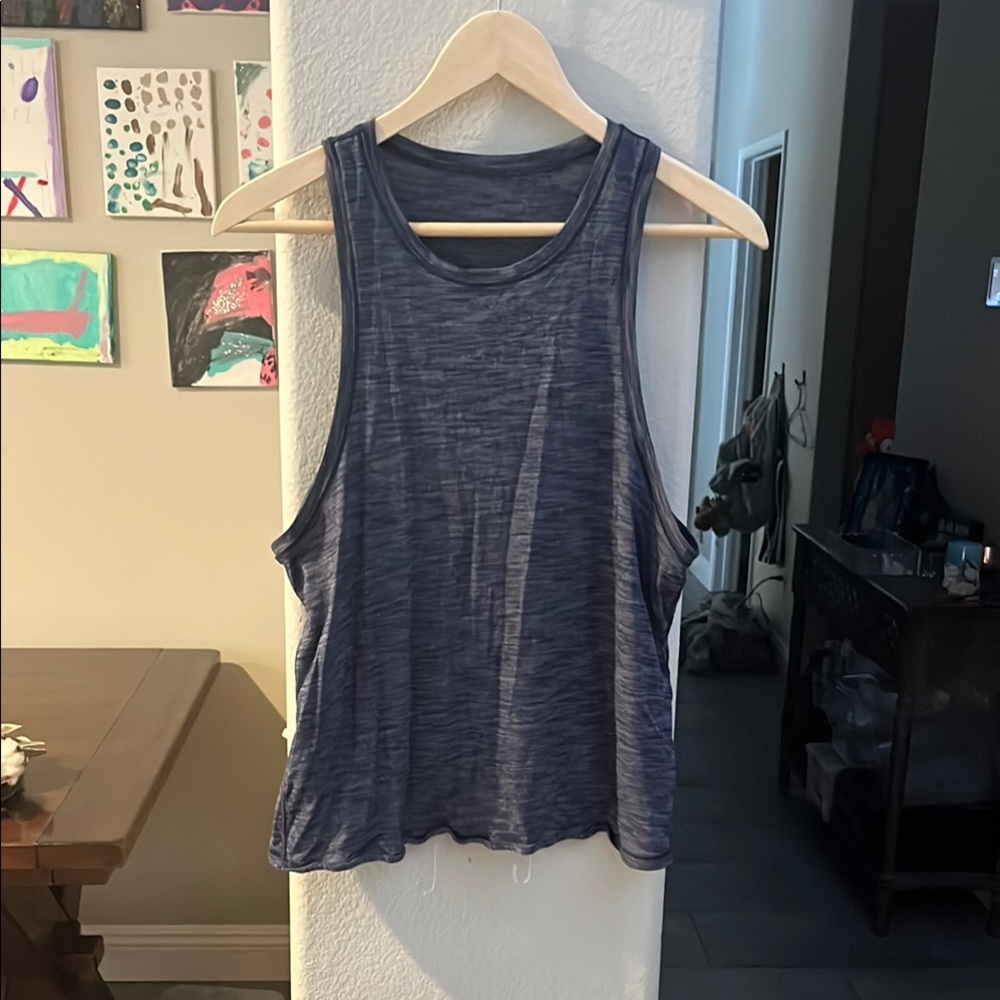 Women's Sleeveless Blue Top
